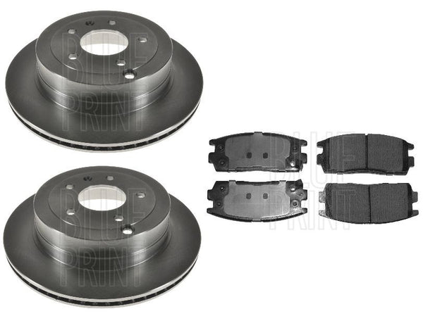 CHEVROLET CAPTVIA  REAR BRAKE DISCS & REAR BRAKE PADS PADS SET BRAND NEW 