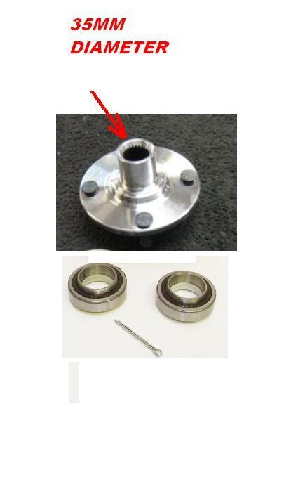 FORD ESCORT 2.0 RS2000  FRONT WHEEL BEARING KIT HUB FLANGE 