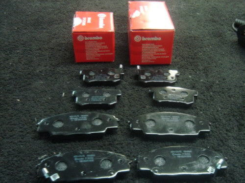 FOR HONDA CIVIC TYPE R EP3 HONDA S2000 BREMBO FRONT REAR BRAKE PADS NEW 