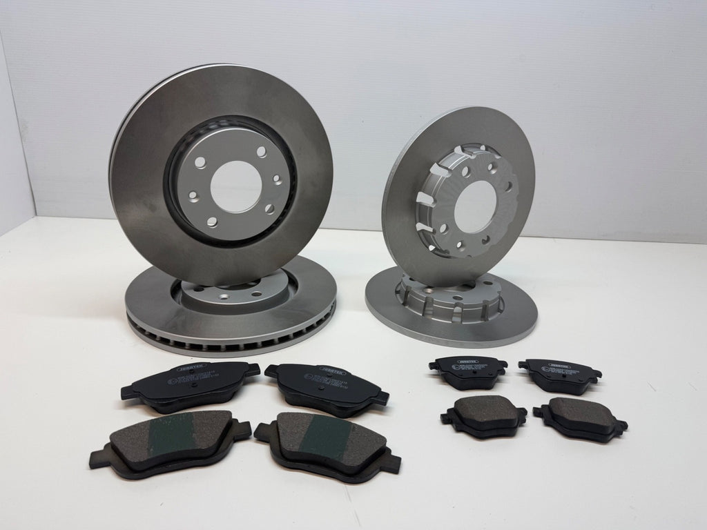 FOR 208 GT PREMIUM (MK2 (PL21E)) FRONT REAR BRAKE DISC PAD SET