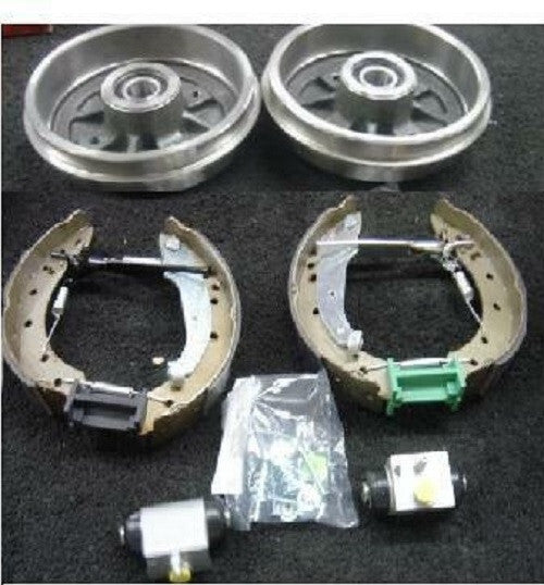 206 SPORT S MK1 REAR BRAKE DRUMS REAR BRAKE SHOES +ABS WHEEL BEARING+CYLINDERS