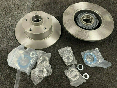 AUDI A4 AVANT B5 1995-2001 REAR BRAKE DISC +ABS 2 RINGS WHEEL BEARING KITS