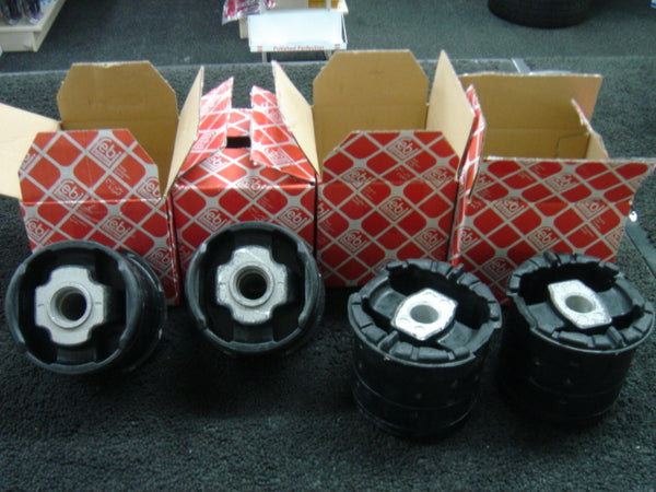  BMW X5 E53 3.0i 3.0D 4.4 REAR SUBFRAME BUSH FRONT REAR SET 4 BRAND NEW FEBI 