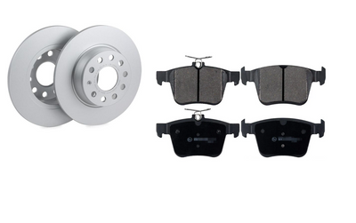 AUDI A3 2.0TDi S LINE 8V 2010-2019 MINTEX REAR BRAKE DISC PAD REAR SET 272MM