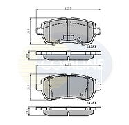 FOR DAIHATSU SERION MAZDA 2 FOR  SUZUKI SWIFT FIESTA FRONT BRAKE PADS SET