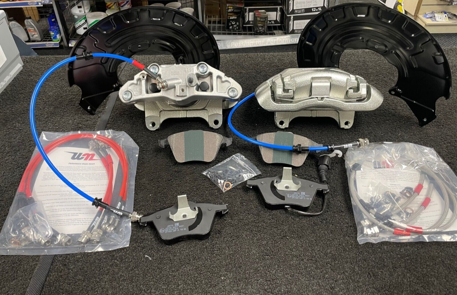 SEAT LEON TFSi TSI TDI FR 1P CUPRA R BIG BRAKE DISC CONVERSION KIT FRONT 345MM