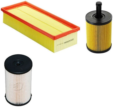 FOR VW PASSAT 2.0 TDI 2005-2011 OIL AIR FUEL FILTER SERVICE KIT