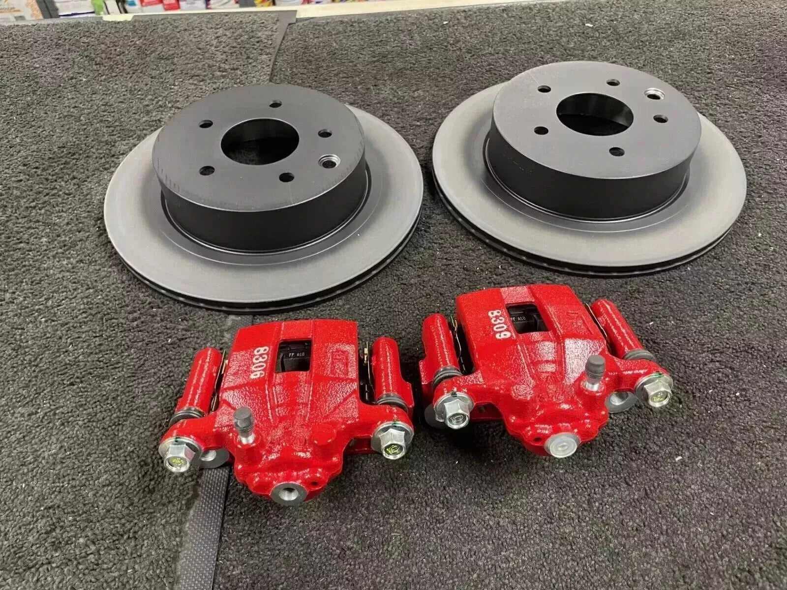 FOR NISSAN XTRAIL QASHQAI REAR BRAKE DISC PADS REAR BRAKE CALIPER HANDBRAKE SHOE
