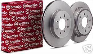 FOR IMREZA WRX 2.5 FORESTOR TURBO FRONT BREMBO BRAKE DISCS 295MM  X2