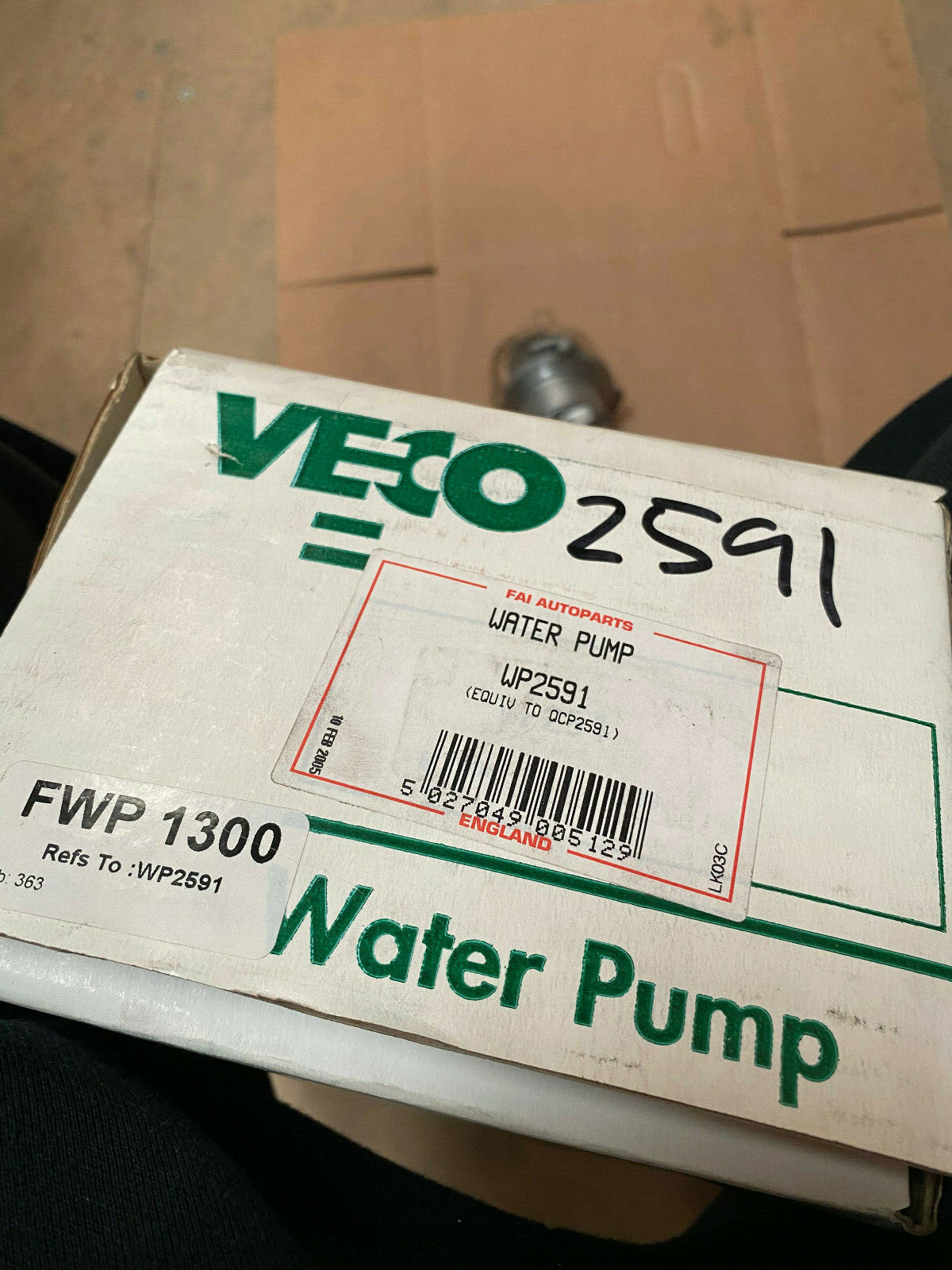 WATER PUMP FITS LADA SAMARA 1.1 1.3 1.5 1988-92 21090-1307010-00