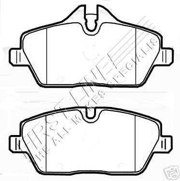 BMW 116 118D 118 120D 120 BRAKE PADS FRONT NEW 
