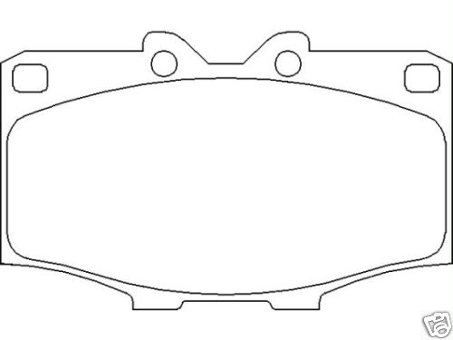 HILUX MK1 LANDRUISER 4.0 2.4D MINTEX FRONT BRAKE PAD