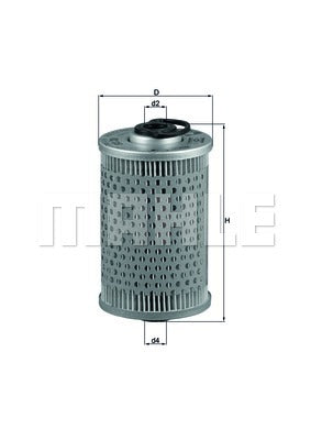 FUEL  FILTER MAHLE KX35 
