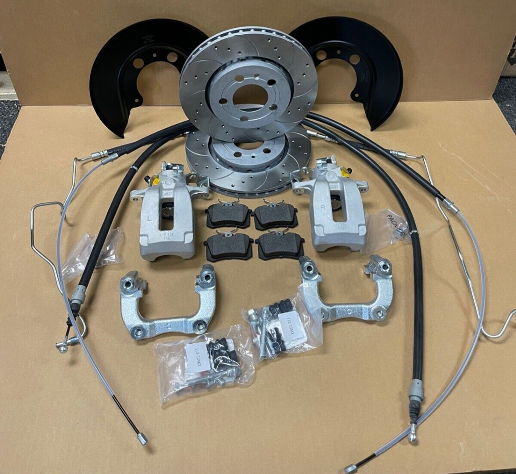 POLO 9N 6R FABIA 6Y 6J  IBIZA 5L 6J REAR BRAKE DRUM VENTED DISC CONVERSION 256M
