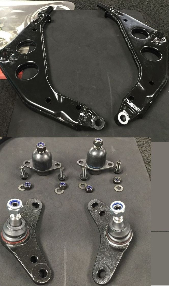 BMW MINI ONE COOPER S CONVERTIBLE 2 LOWER WISHBONE ARMS 4 BALL JOINT INNER OUTER