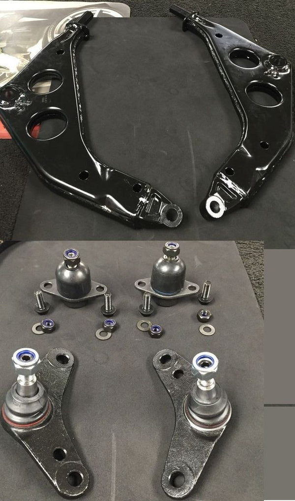 BMW MINI ONE COOPER S CONVERTIBLE 2 LOWER WISHBONE ARMS 4 BALL JOINT INNER OUTER