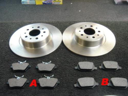 ALFA ROMEO 147 156 GTA GT SPORTSWAGON BRAKE DISC BRAKE PADS REAR BRAKE SET