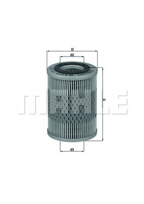 MAHLE OX 159D OIL  FILTER 