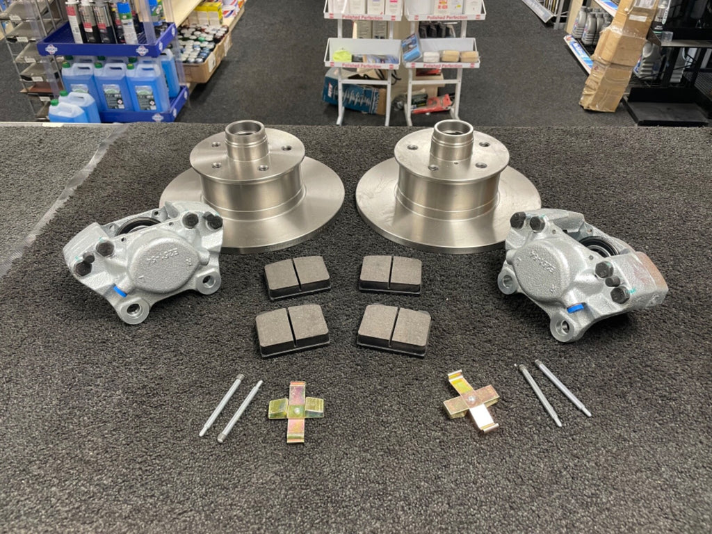 VW TRANSPORTER CAMPER T3 T25 FRONT BRAKE DISC PAD  CALIPERS 2 PISTON GIRLING