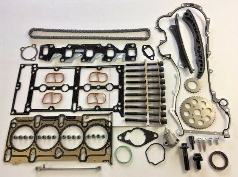 MERIVA TIGRA COMBO AGILA 1.3CDTI HEAD GASKET SET BOLT TIMING CHAIN KIT