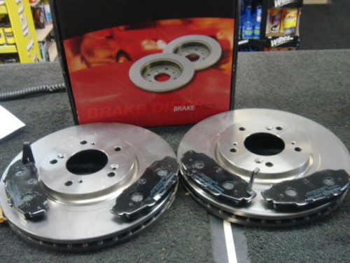 FOR HONDA ACCORD TYPE R BRAKE DISCS  WITH PADS MINTEX FRONT