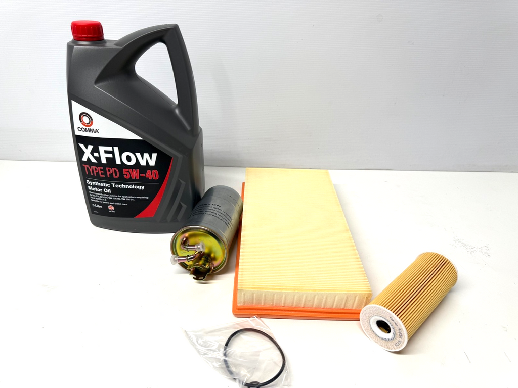 VW GOLF MK4 1.9 TDI PD ENGINE OIL 5W40 OIL  FILTER AIR FUEL FILTER SERVICE KIT