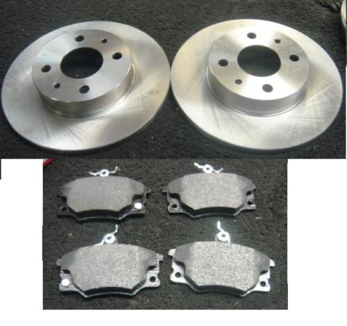 FOR FIAT  PUNTO BRAKE DISCS BRAKE PADS MK1 WITH ABS 1993>