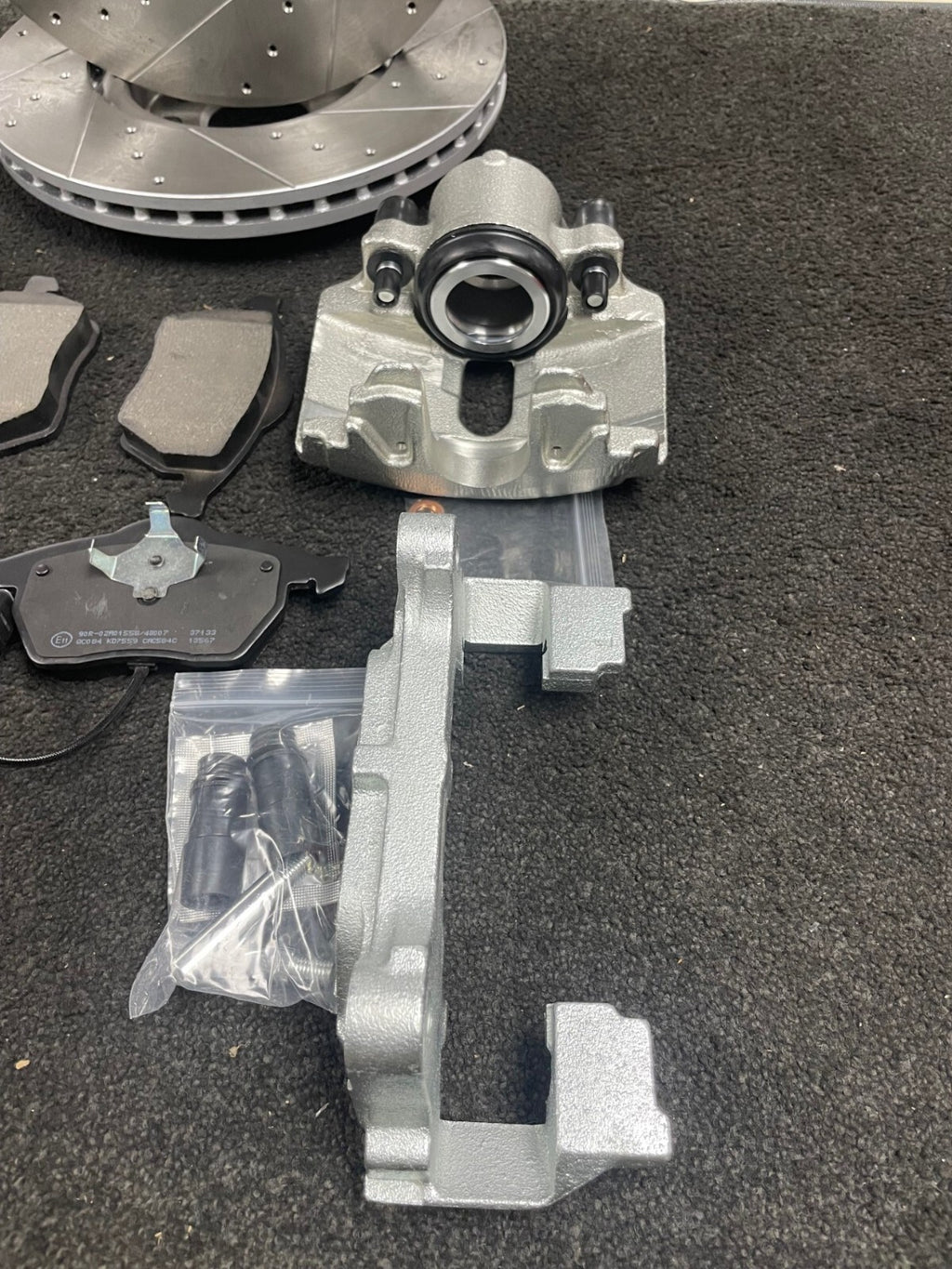 CADDY MK3 FRONT BRAKE DISC UPGRADE CALIPER CONVERSION KIT 288/280-312MM