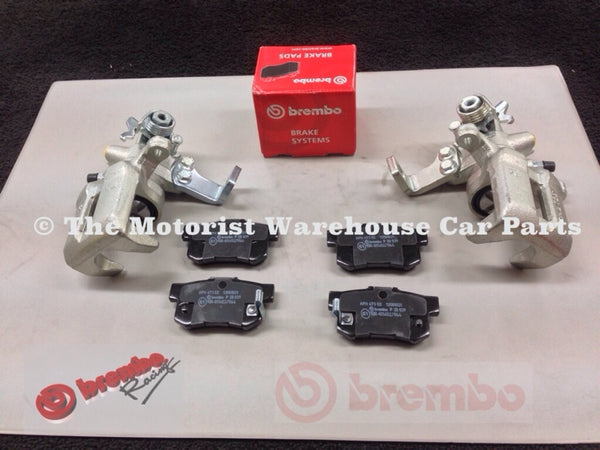 CIVIC TYPE R 2.0 EP3 REAR BREMBO BRAKE PAD PADS AND BRAKE CALIPER CALIPERS LH RH
