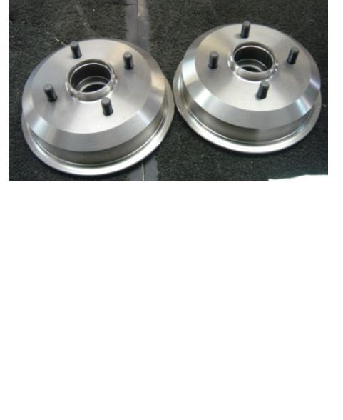 FORD KA BRAKE REAR DRUMS  PAIR 180MM NO ABS MODELS