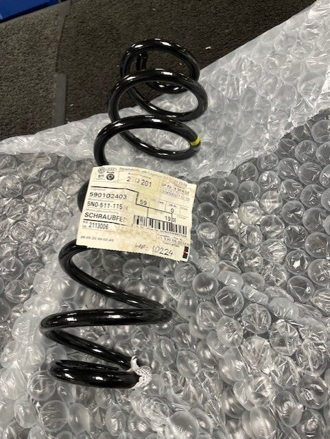 AUDI Q3 TFSi TDI 2012 -2018 REAR COIL SPRING 5N0511115H GENUINE NEW