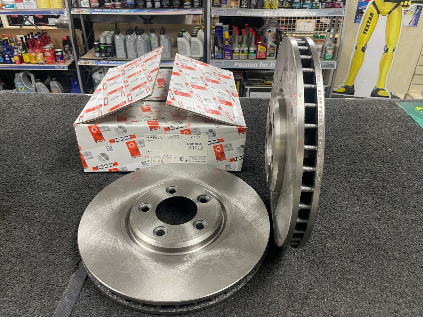 JAGUAR S TYPE XJ6 XJ8 X350 FRONT VENTED BRAKE DISCS 320MM DDF1648 X2