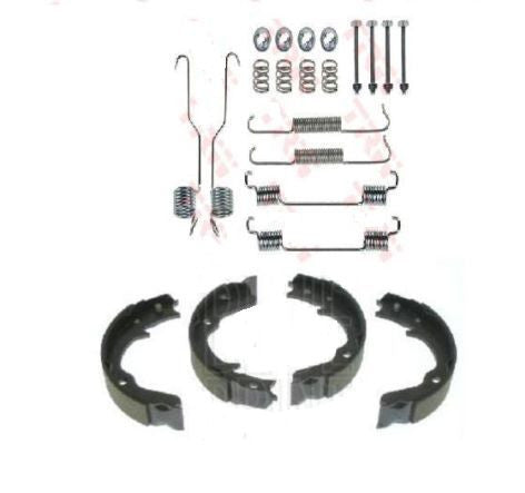FOR SUBARU IMPREZA FORESTER LEGACY REAR HANDBRAKE PARKING SHOES & FITTING KIT