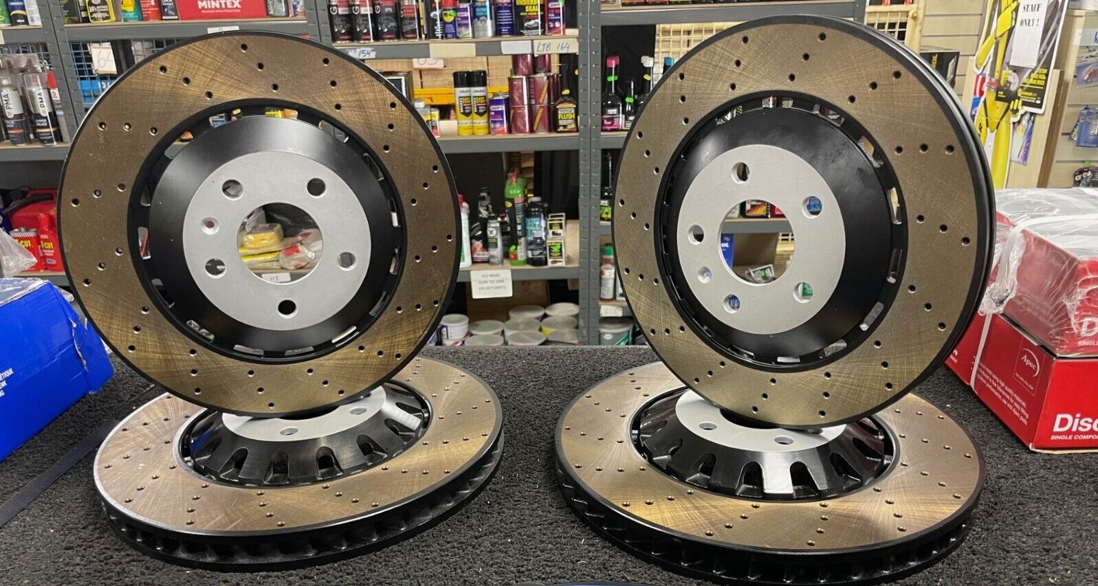 AUDI RS4 B9 RS5 F5 PERFORMANCE BRAKE DISCS FRONT REAR OEM QUALITY SET