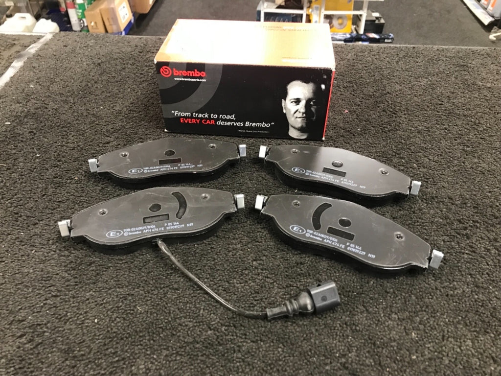 AUDI S3 8V BRAKE DISC PADS BREMBO DRILLED GROOVED FRONT 340MM 