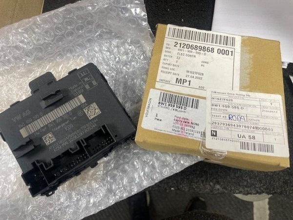 AUDI A3 RS3 Q2 Q3 Q5 REAR DOOR CONTROL UNIT ECU 8W1959595D