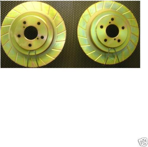 FOR IMPREZA WRX TURBO 99  REAR GROOVED BRAKE DISC  290MM
