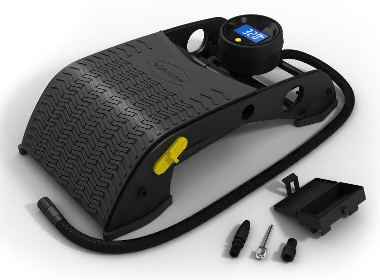 MICHELIN Foot Pump - Digital - Double FOR CAR & BIKE TYRES