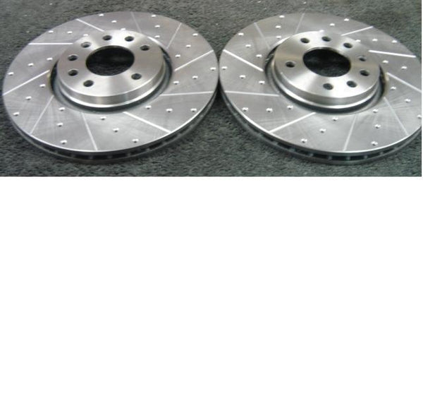 ASTRA ZAFIRA 20 TURBO FRONT DRILLED GROOVED BRAKE DISCS