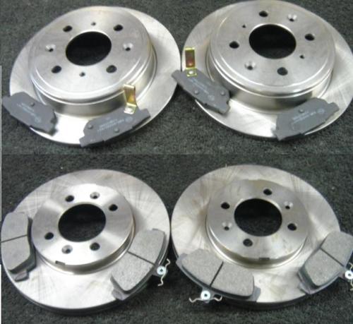 FOR HONDA CIVIC 1.6 2002-2006 FRONT & REAR BRAKE DISCS AND PADS SET NEW