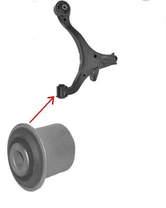 FOR HONDA CIVIC 1.6i 1.7VTEC COUPE FRONT LOWER WISHBONE ARM FRONT BUSH