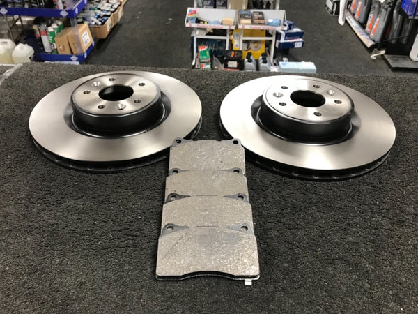 FOR MEGANE MK3 SPORT RS250 RS265 RS275 FRONT BRAKE DISCS MINTEX PADS