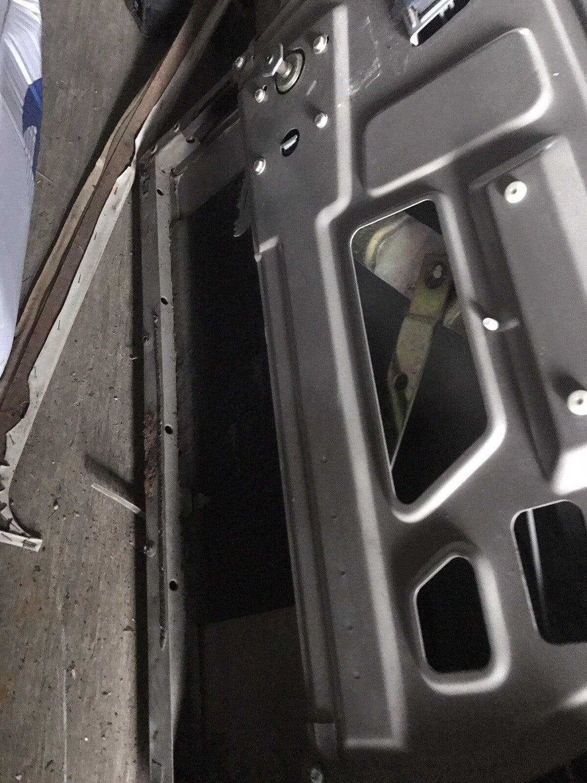 DEFENDER 90 110 TDI TD5 PASSENGER SIDE FRONT DOOR COMPLETE + GLASS USED MINT