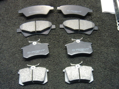 RENAULT MEGANE SCENIC 02> FRONT  REAR BRAKE PADS MINTEX