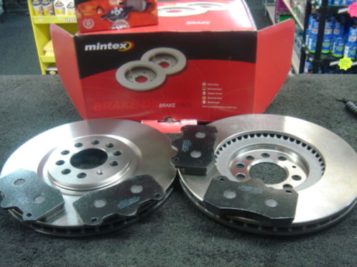 SEAT IBIZA CUPRA R 1.9TDi 160 130 1.8T MINTEX BRAKE DISC BRAKE PADS FRONT 