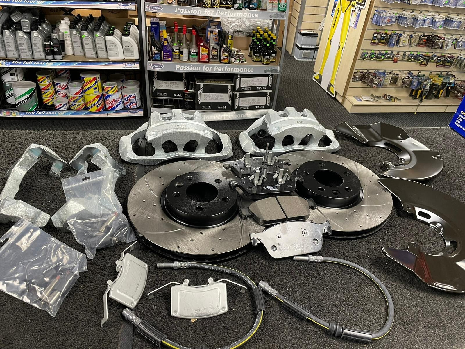 VW TRANSPORTER T5 T6 CARAVELLE BIG BRAKE UPGRADE CONVERSION CALIPER KIT 340mm