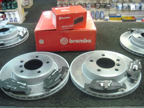 BMW 316 318 320D 323 E46 BRAKE DISC BRAKE PADS BREMBO BRAKE DISCS PADS 286MM
