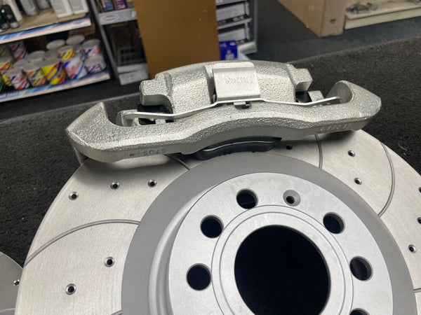 SKODA SUPERB 3T TDI TSi BIG BRAKE DISC UPGRAGE CONVERSION KIT CALIPERS 345MM