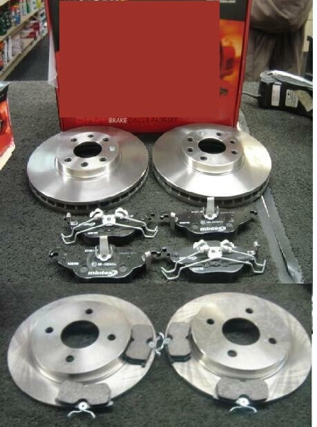 FORD FOCUS ST170 MK1 BRAKE DISC MINTEX BRAKE PADS FRONT AND REAR