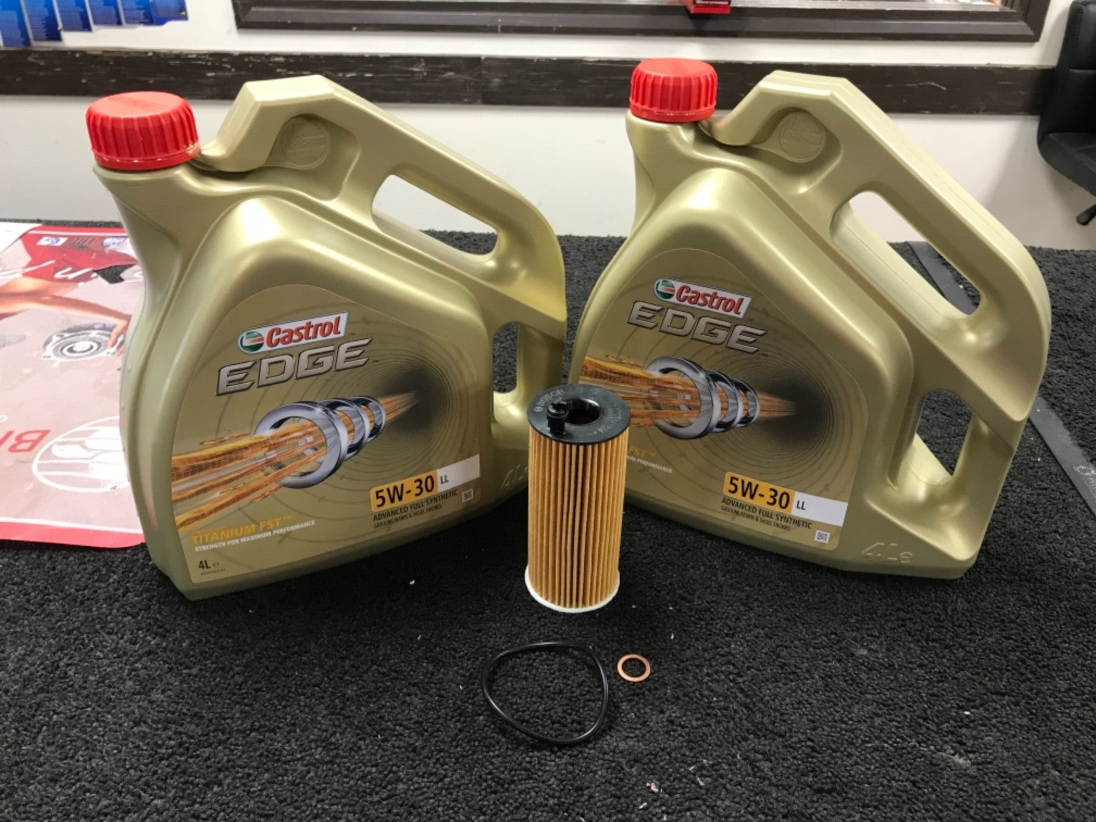  Oil Filter BMW F10 535d  + Castrol Edge 5W-30 8 liters